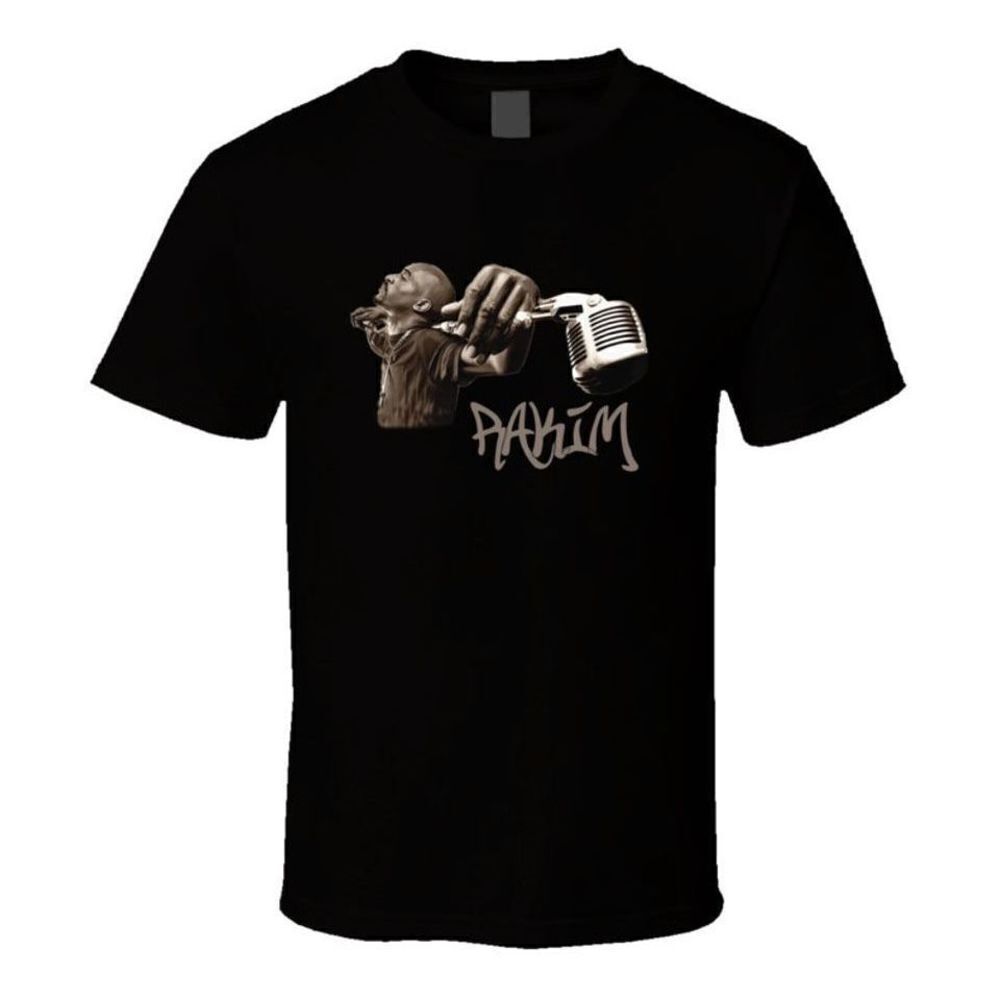 Rakim Rapper Microphone Fiend Hip Hop Tribute Graphic T-Shirt